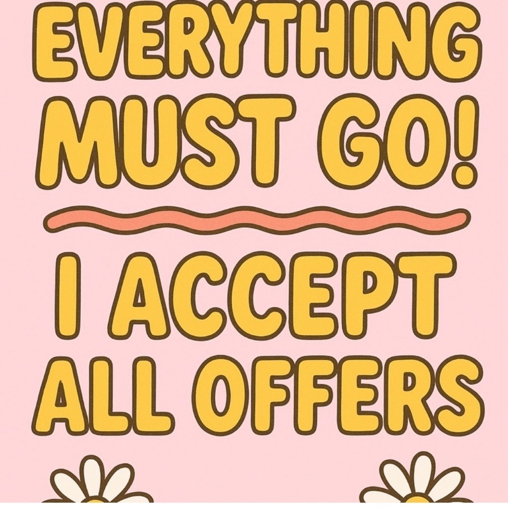 Everything must go I’m doing a closet clear out please make bundles to save more